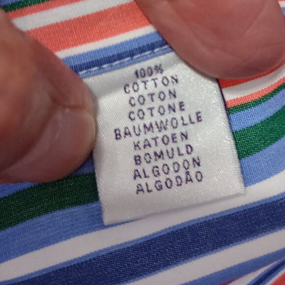 Ralph Lauren Mens Stripe Button Down Shirt, Size S - Picture 4 of 4